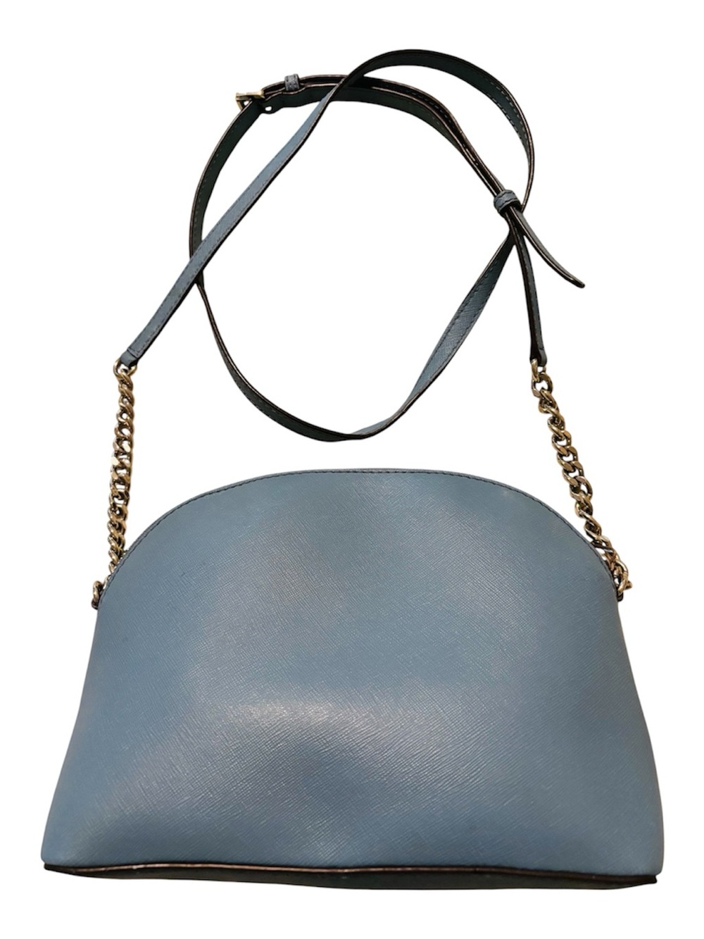 MICHAEL Michael Kors Blue Crossbody Bag with Gold Hardware - Picture 2 of 9